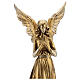 Golden angel statue standing H 42 cm s2
