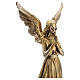 Golden angel statue standing H 42 cm s4