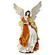 Angelo resina stile veneziano arancione 35 cm s1