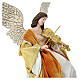 Angelo resina stile veneziano arancione 35 cm s2