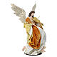 Angelo resina stile veneziano arancione 35 cm s3