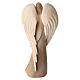 Praying angel "Flamingo", Val Gardena bicoloured patinated wood s4