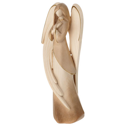 Valgardena two-tone patinated praying Flamingo Angel 3