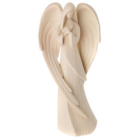 Praying angel, Flamingo design, Val Gardena natural wood