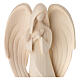 Praying angel, Flamingo design, Val Gardena natural wood s2