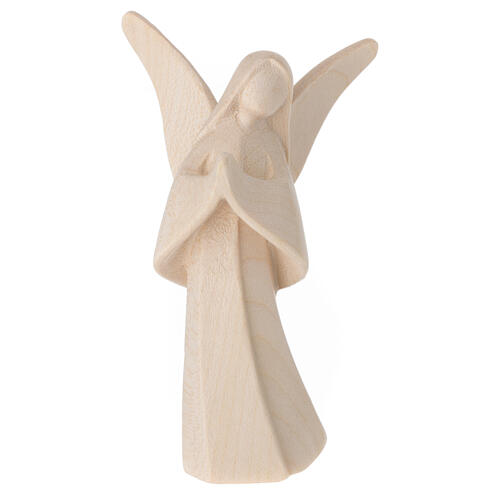 Aram angel in prayer, Val Gardena natural wood 1