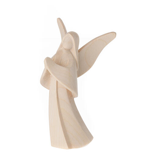 Aram Angel praying in natural color Valgardena wood 3