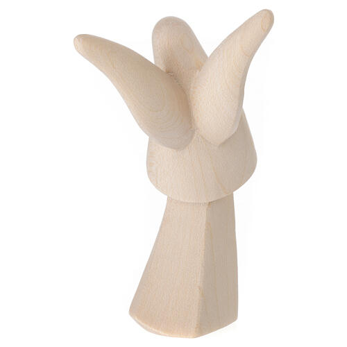 Aram Angel praying in natural color Valgardena wood 5