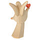 Alabaster Aram angel with Valgardena wooden heart s5