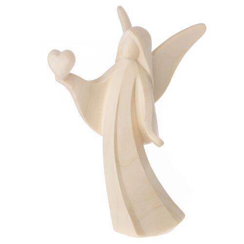 Angel with heart, Aram design, Val Gardena natural wood 3