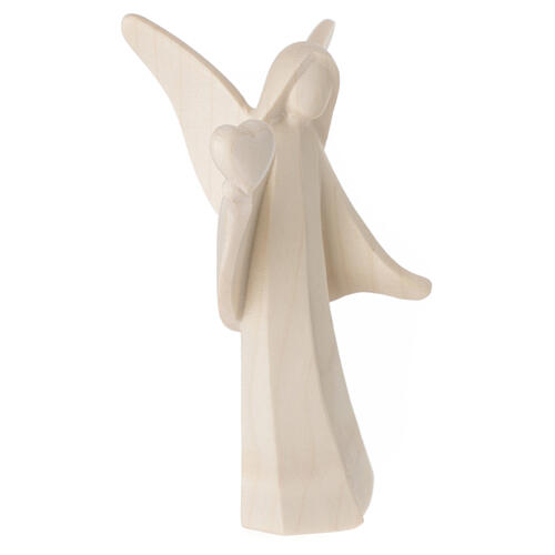 Angel with heart, Aram design, Val Gardena natural wood 4