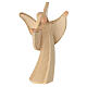 Aram angel statue in Val Gardena wood open arms alabaster s4