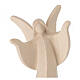 Val Gardena statue of an angel with open arms, Aram design, natural finish s2