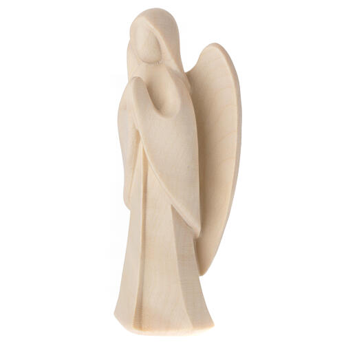 Guardian angel Harmonie praying, Val Gardena natural wood 3