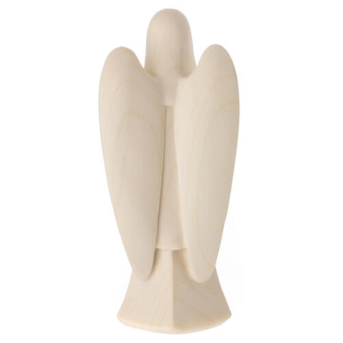 Guardian angel with flame, Harmonie design, natural wood from Val Gardena 5