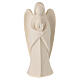 Guardian angel with flame, Harmonie design, natural wood from Val Gardena s1