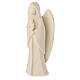 Guardian angel with flame, Harmonie design, natural wood from Val Gardena s3