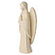 Angelo custode Harmonie con candela legno Valgardena naturale s4