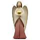 Guardian angel with heart, Harmonie design, Val Gardena painted wood s1