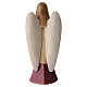 Angelo custode con stelle legno Val Gardena finitura viola s4