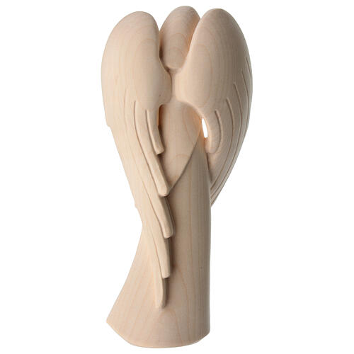 Ángel acabado natural de madera Val Gardena 5