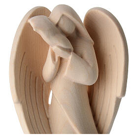 Angel Statue with Natural Val Gardena Wood Finish