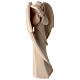 Angel Statue with Natural Val Gardena Wood Finish s4
