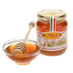 Produits de la ruche: Miel mille fleurs 500 gr de l'abbaye de Finalpia