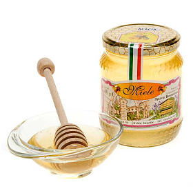 Produits de la ruche: Miel d'acacia, 500 gr de l'abbaye de Finalpia
