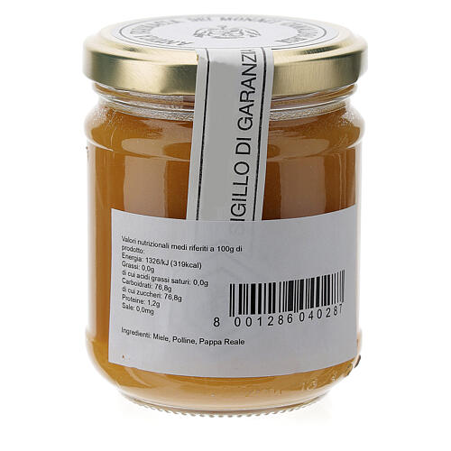 MI POL GEL , honey pollen and royal jelly preparation of Camaldoli 250 ml 2