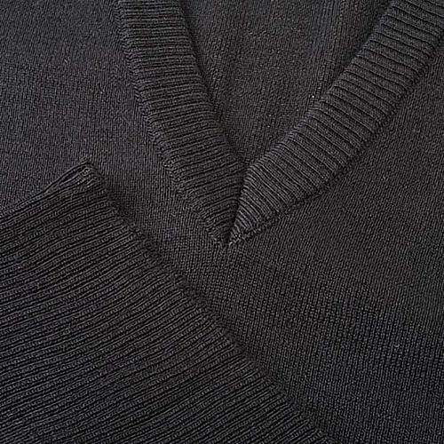 V-neck black waistcoat 3