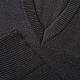 V-neck black waistcoat s3