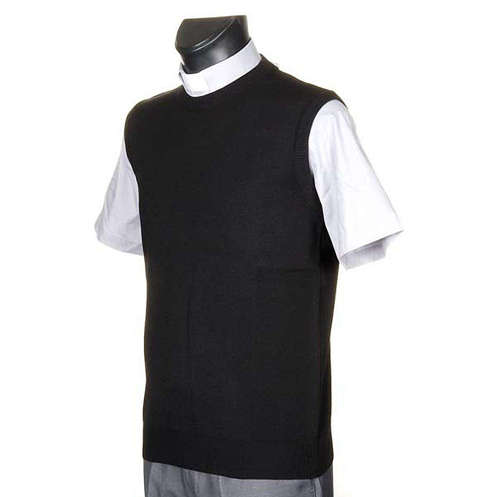Crew-neck woollen waistcoat | online sales on HOLYART.co.uk