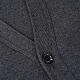 Gilet aperto con tasche grigio scuro s3