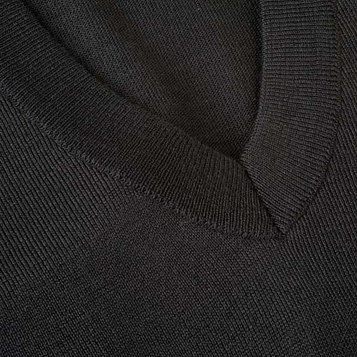 Gilet collo a V  maglia rasata 3