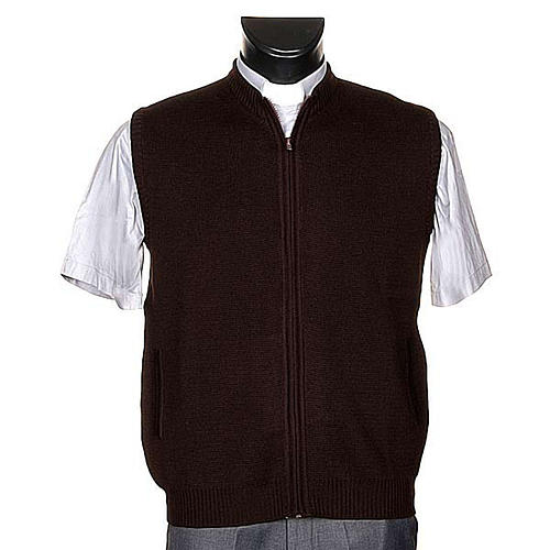 Habit waistcoat with zip and pockets 1