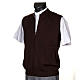 Gilet per saio con zip e tasche s2