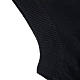 Open sleeveless cardigan, 100% black cotton s2