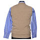 Gilet ras du cou beige s6
