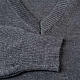V-neck dark grey pullover s3