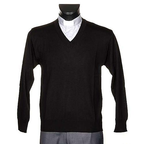 Pullover collo a V  leggero 1