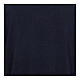 Polo clergy manches longues bleu tissu mixte laine Cococler s2