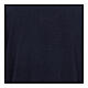 Camisola polo M/L azul escuro em tecido misto lã Cococler s2