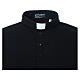 Black turtleneck sweatshirt for priest, wool blend Cococler s4