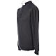 Merino wool clerical collar sweater Dark gray Cococler s3