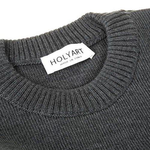 Woollen crew-neck pullover 4