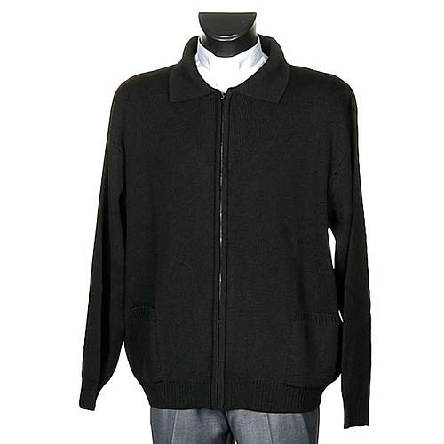 Polo-neck black jacket 1