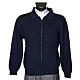 Giubbino collo polo blu s1