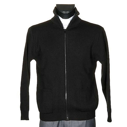 High-neck black jacket 1