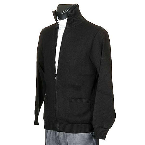 High-neck black jacket 2